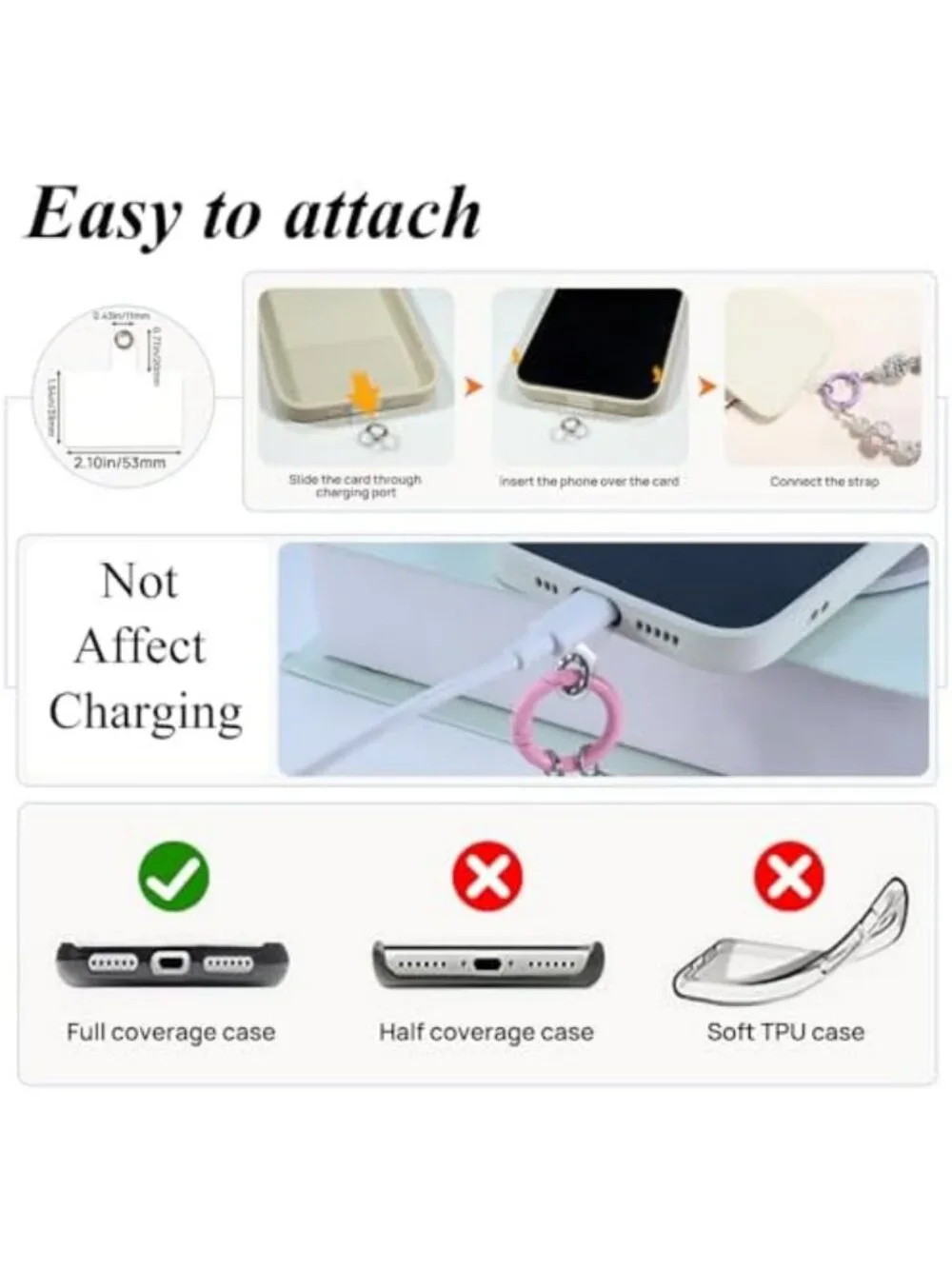 Luxurious Jeweled Phone Charms Wrist Strap | Stylish Accessory for Phones